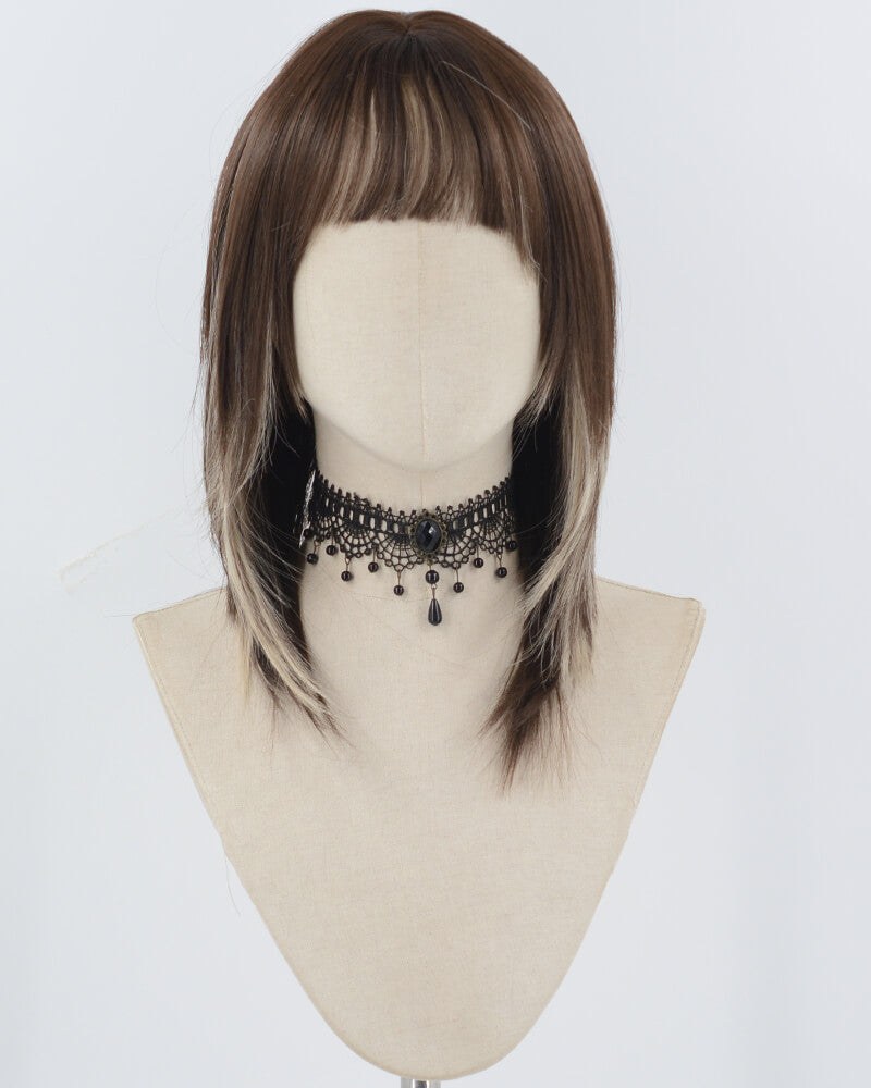 Brown Blonde Short Synthetic Wig HW708 — view 1