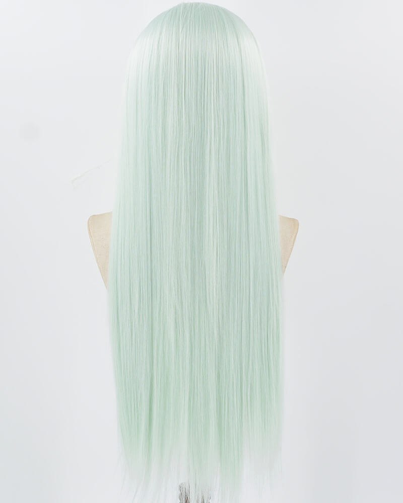 White Green Synthetic Lace Front Wig WW1036 — view 3