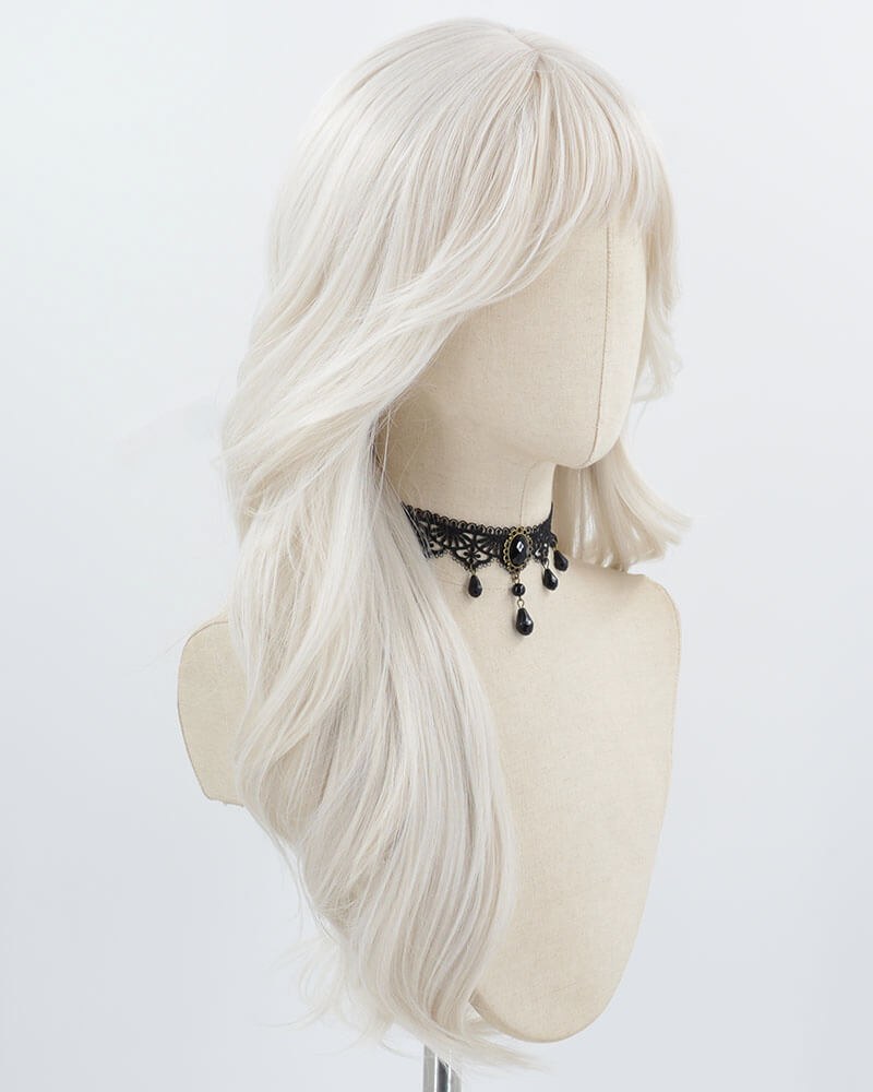 Grey White Synthetic Wig HW771 — view 2