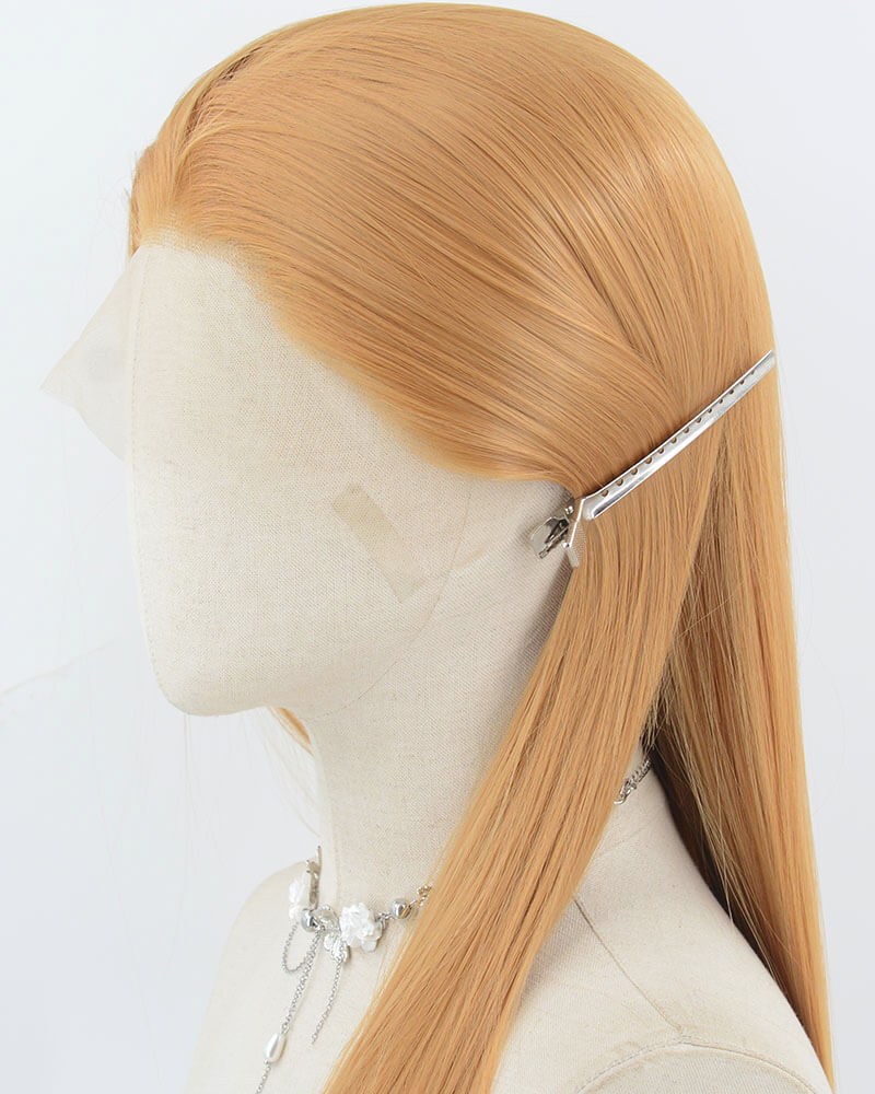 Blonde Long Straight Synthetic Lace Front Wig WW975 — view 2