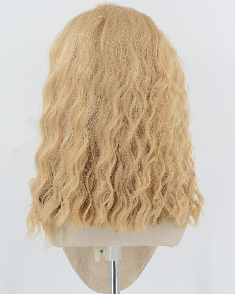 Curly Blonde Synthetic Lace Front Wig WW967 — view 3