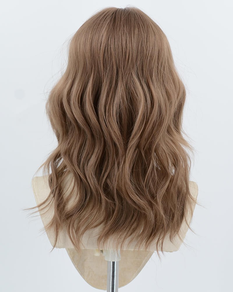 Brown Curly Synthetic Wig HW796 — view 3