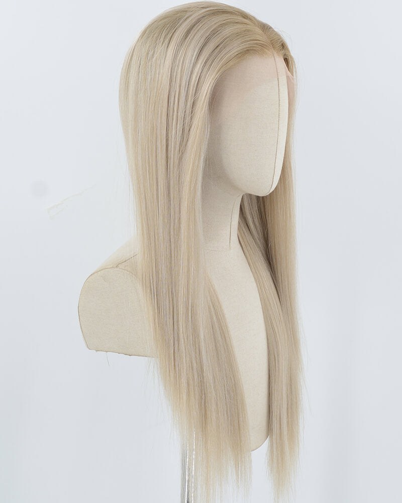 Ombre Ash Blonde Synthetic Lace Front Wig WW928 — view 2