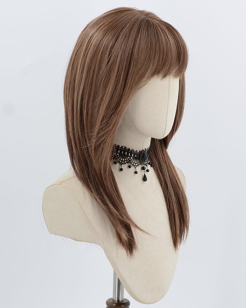 Mixed Brown Synthetic Wig HW785 — view 2