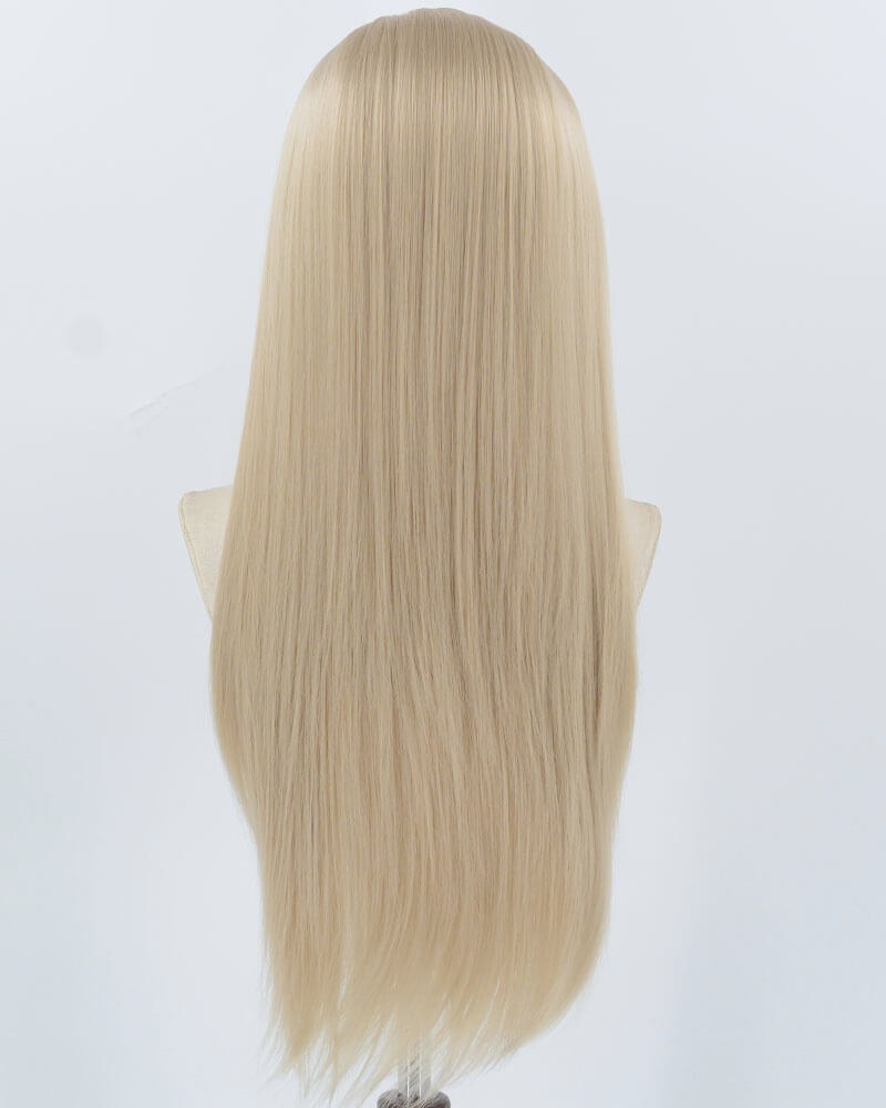 Blonde Long Straight Synthetic Lace Front Wig WW909 — view 2