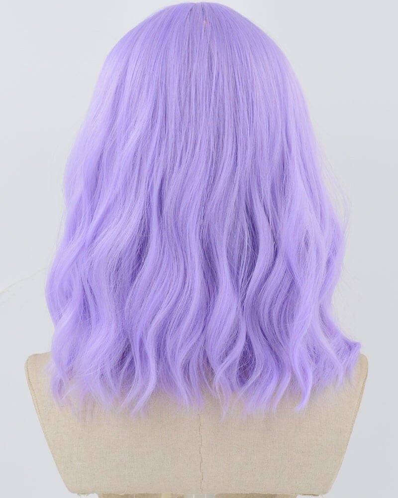 Purple Wavy Short Synthetic Wig HW643 — view 3