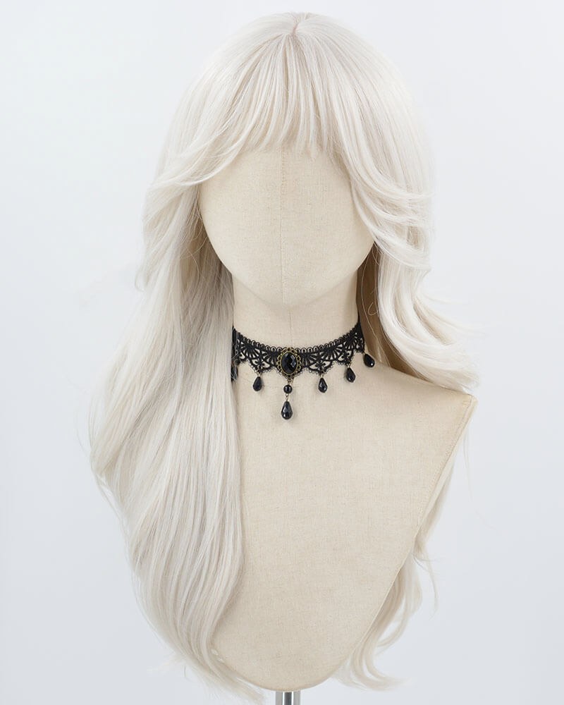 Grey White Synthetic Wig HW771 — view 1