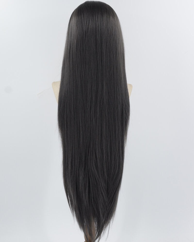 38Inch Grey Black Synthetic Lace Front Wig WW966 — view 3