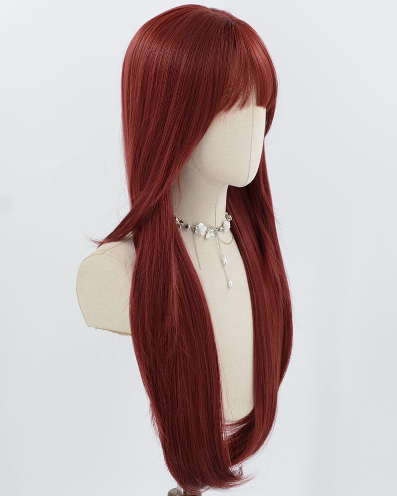 Long Red Synthetic Wig HW823 — view 2