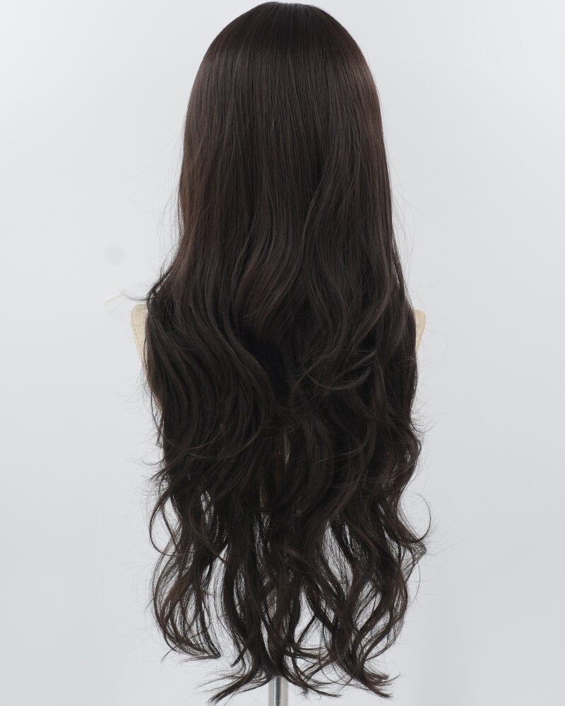 Black Long Wavy Synthetic Wig HW752 — view 3