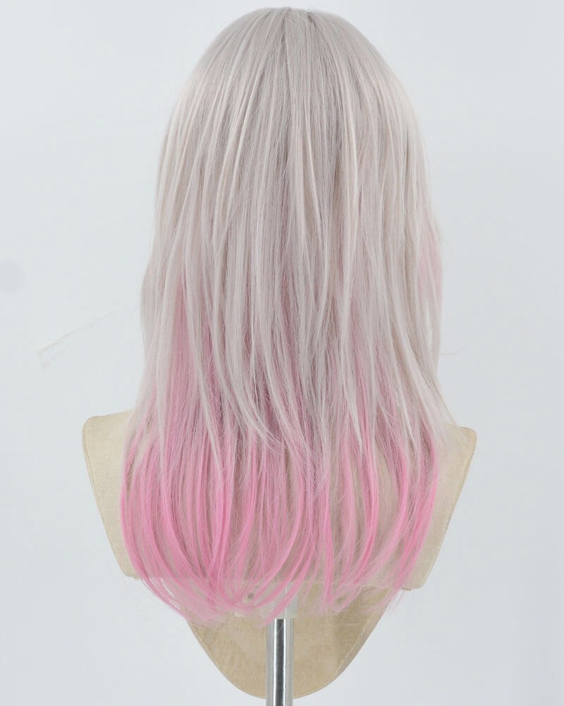 Grey Pink Synthetic Wig HW645 — view 3