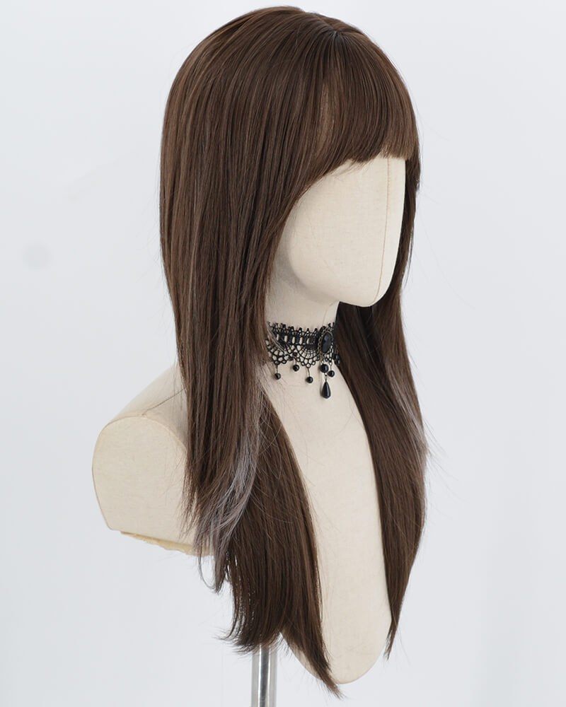 Brown Highlights Blonde Synthetic Wig HW827 — view 2