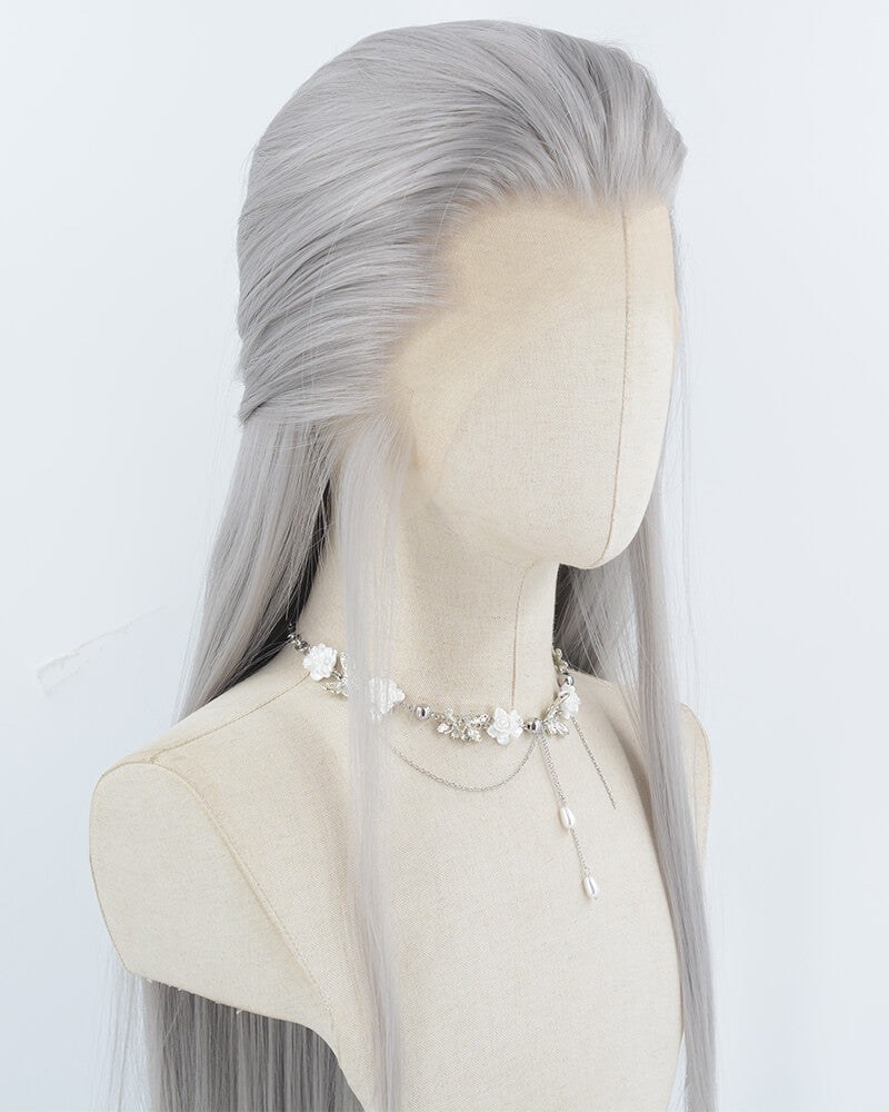 Black Straight Lace Front Men's Wig MW050 — view 3