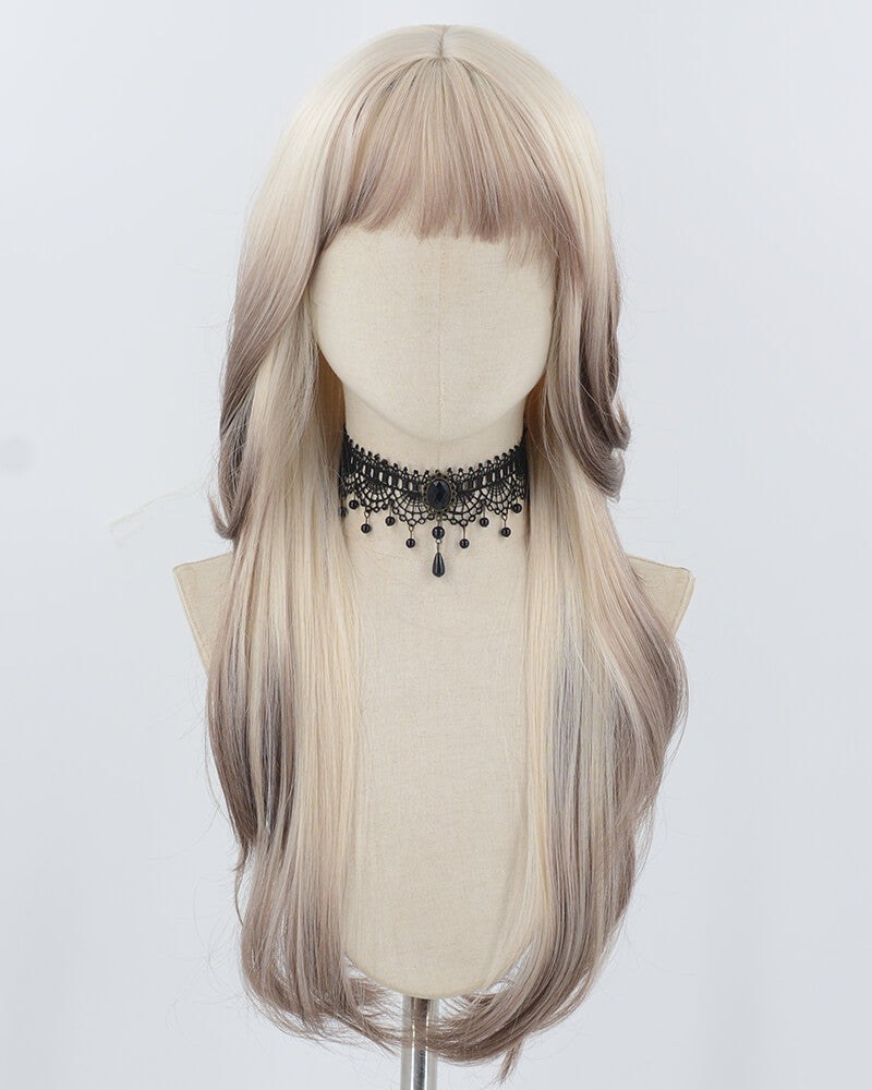 Long Ombre BlondeSynthetic Wig HW713 — view 1