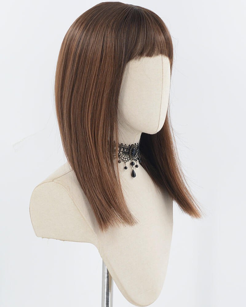 Black Brown Synthetic Wig HW683 — view 2