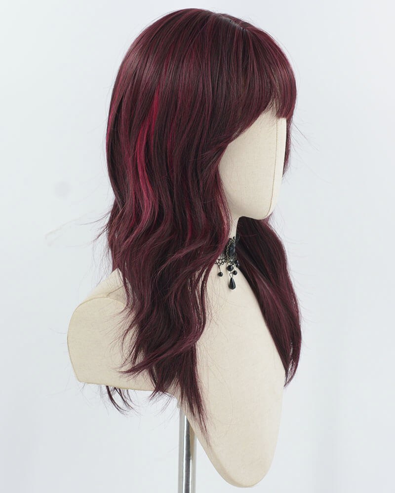 Black Red Synthetic Wig HW759 — view 2