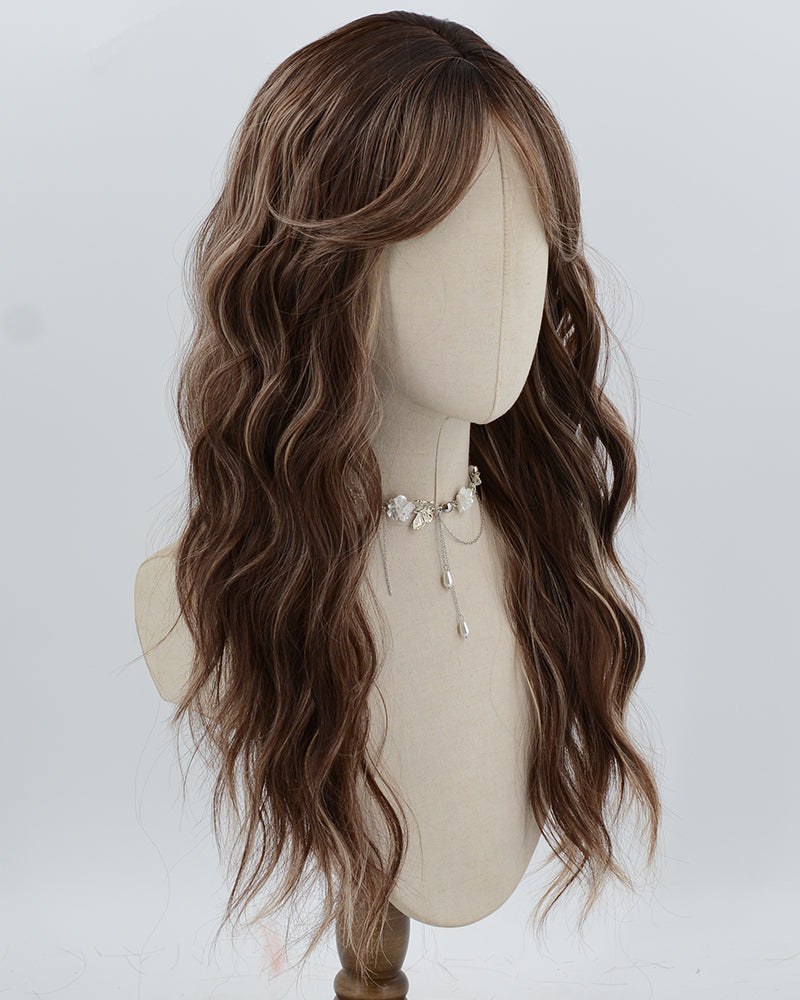 Brown Strunk Stripe Blonde Synthetic Wig HW820 — view 2
