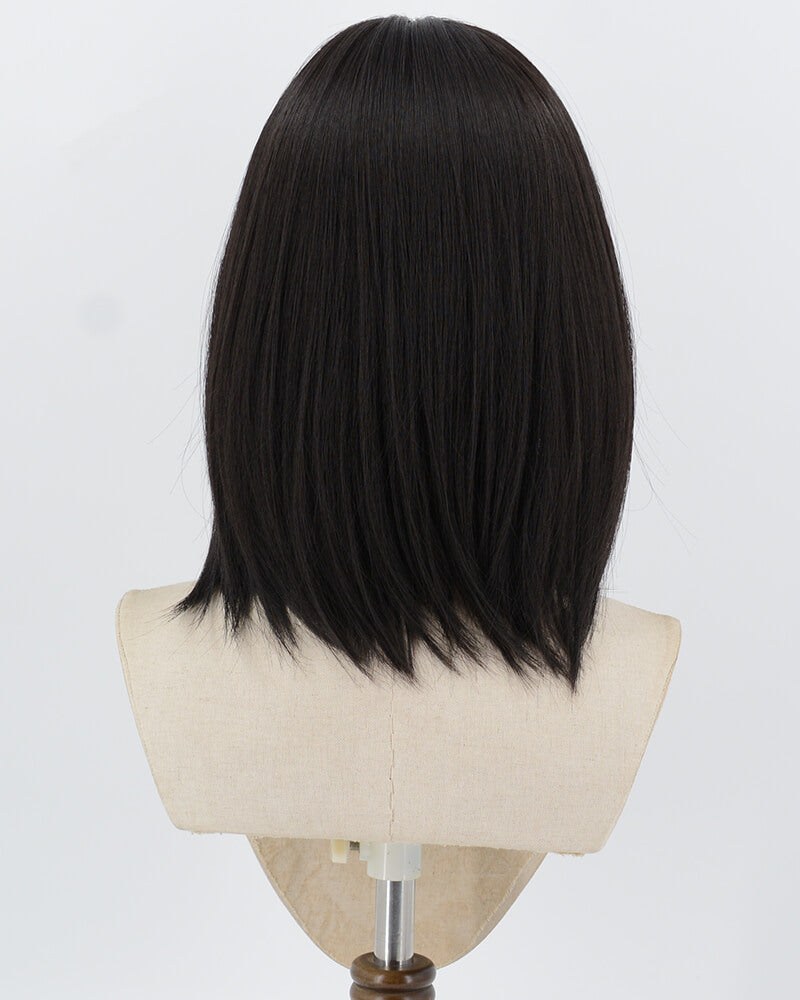 Red Black Short Synthetic Wig HW808 — view 3