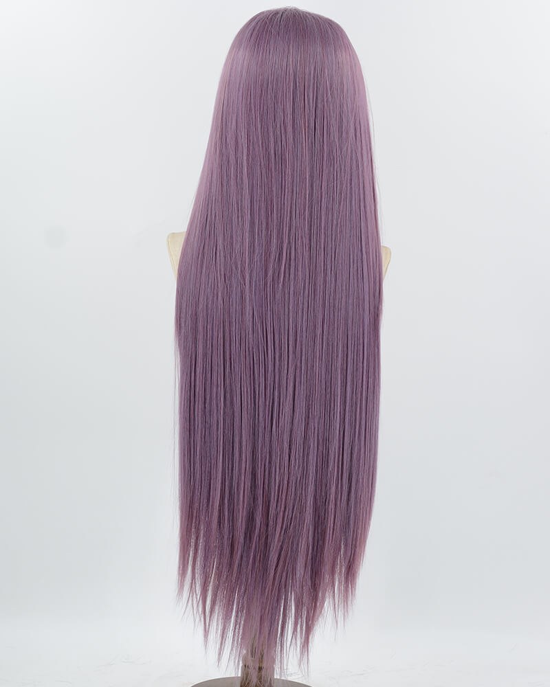 38inch Long Mixed Purple Synthetic Lace Front Wig WW1027 — view 3