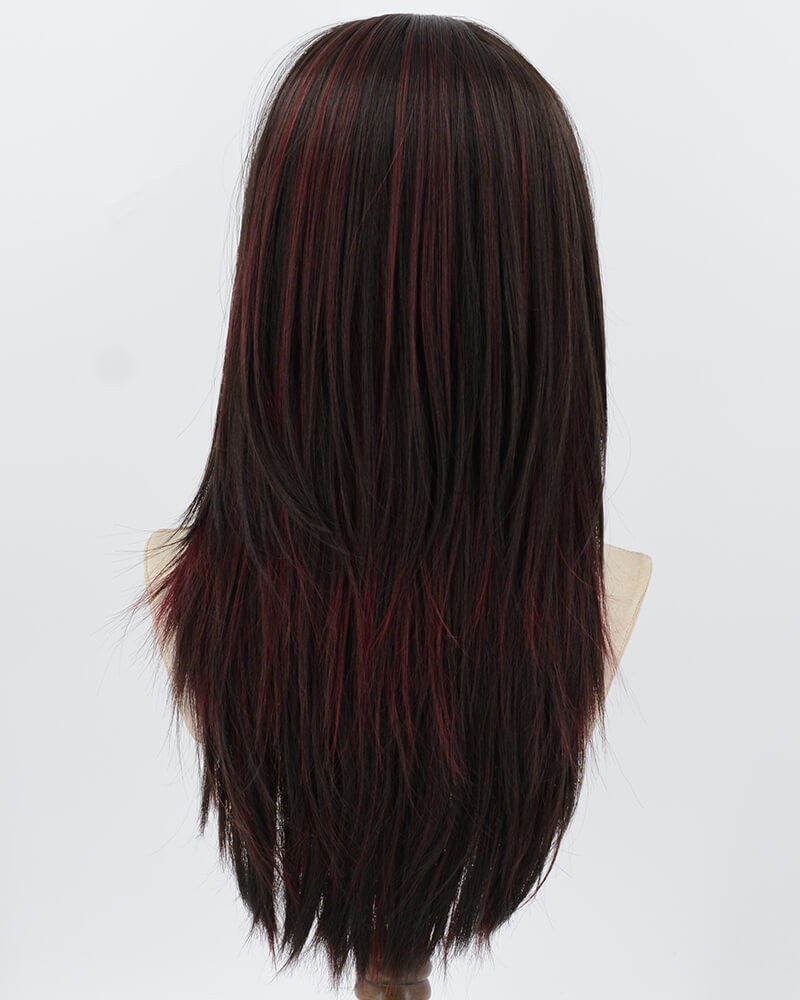 Black Red Synthetic Wig HW809 — view 3
