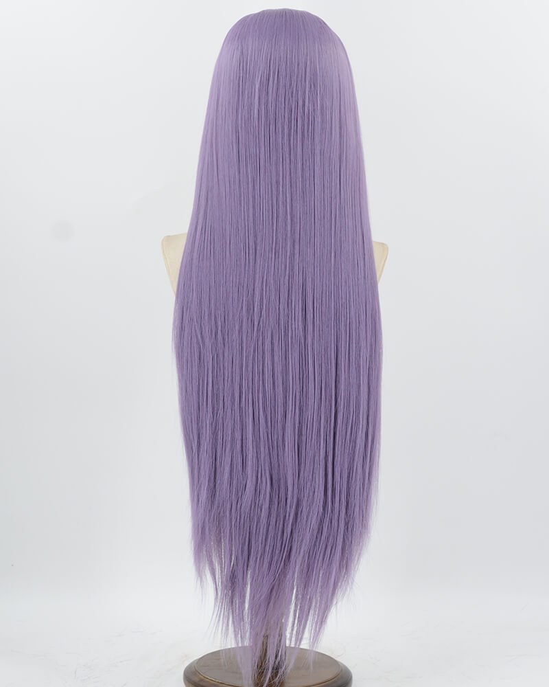38inch Long Purple Synthetic Lace Front Wig WW1029 — view 3