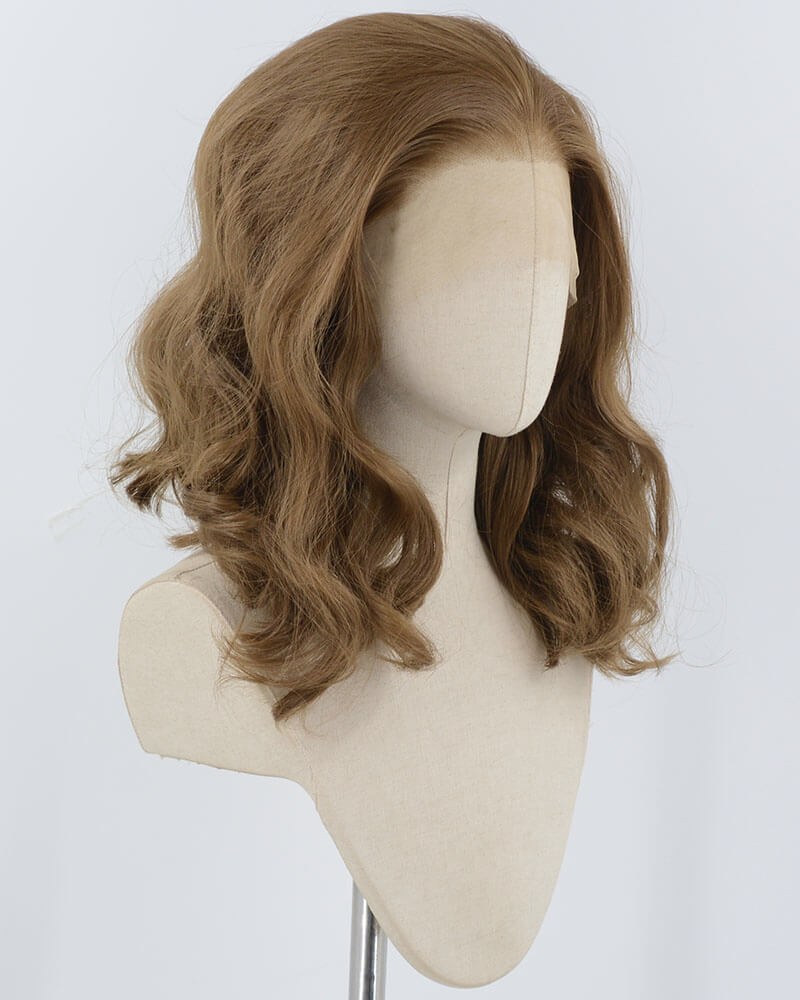 Brown Wavy Synthetic Lace Front Wig WW948 — view 2