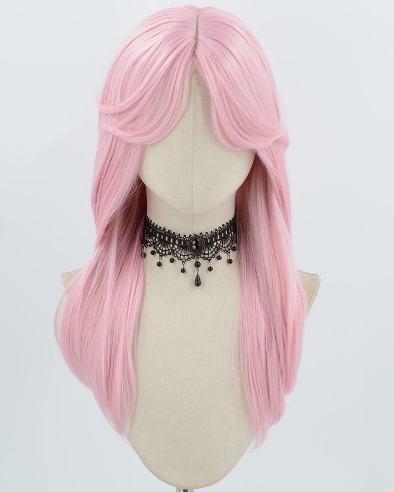 Pink Synthetic Wig HW804 — view 1