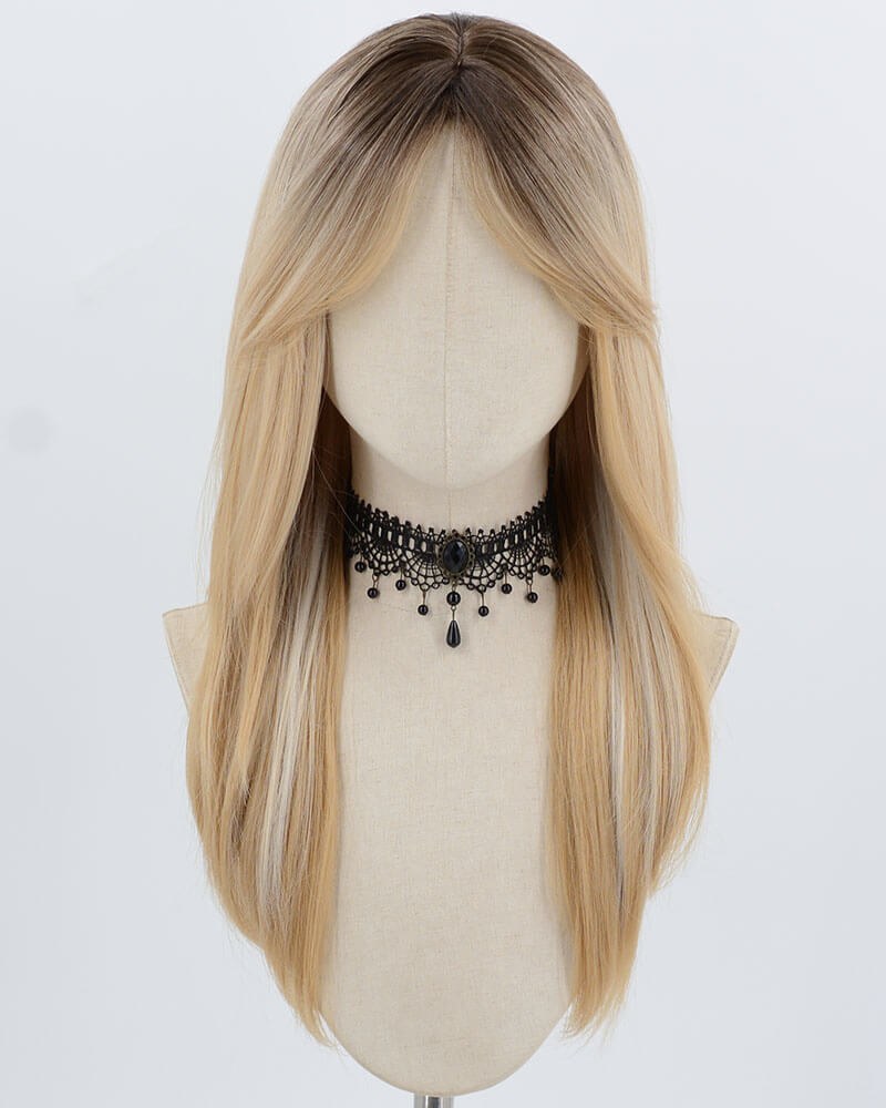 Ombre Mixed Blonde Synthetic Wig HW787 — view 1